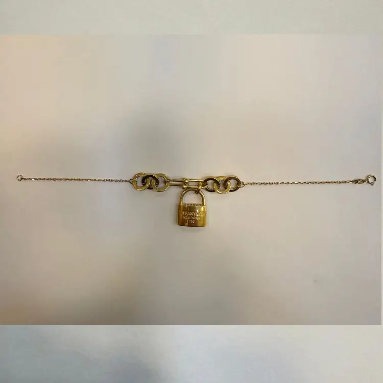 دستبند طلای زنانه تیفانی